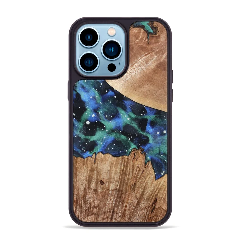 iPhone 14 Pro Max Wood Phone Case - Kelsea (Cosmos, 829878)