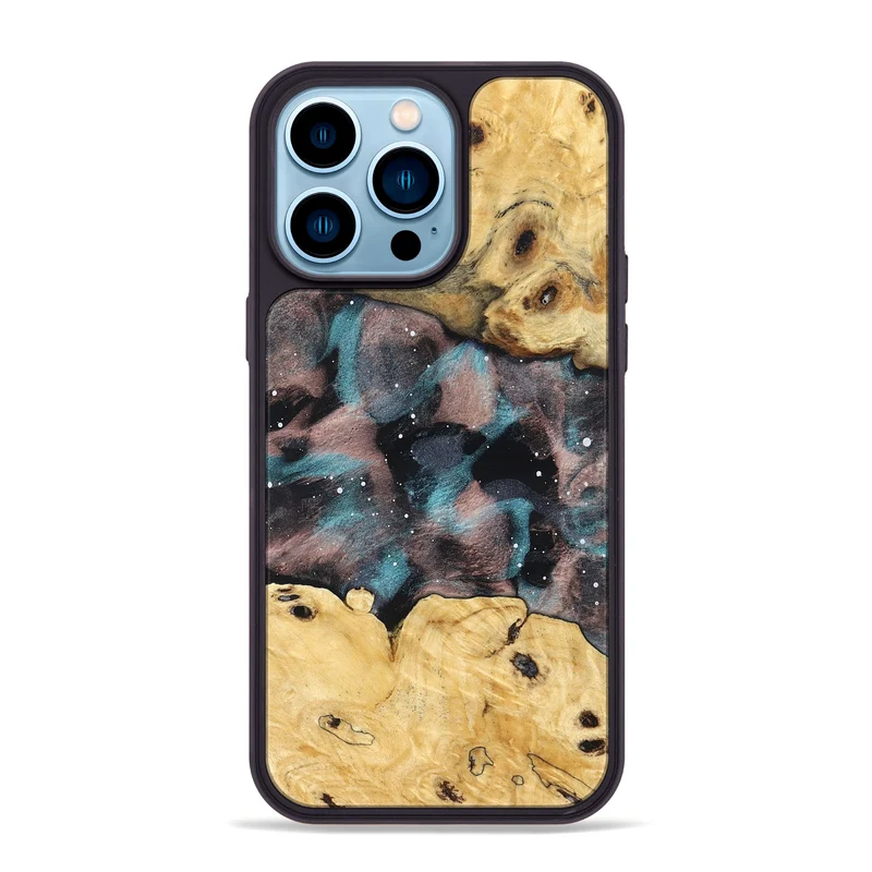 iPhone 14 Pro Max Wood Phone Case - Gideon (Cosmos, 829889)
