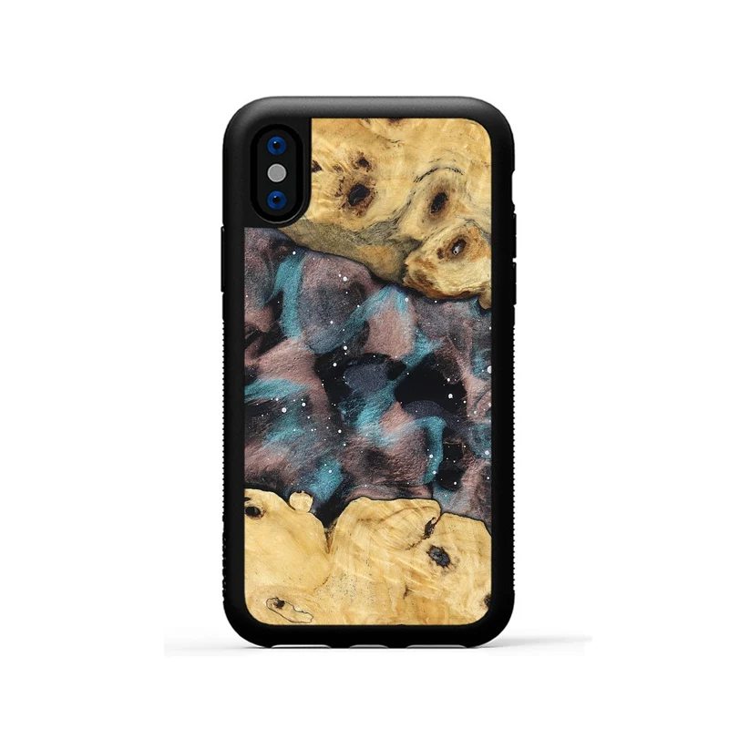 iPhone Xs Wood Phone Case - Gideon (Cosmos, 829889)