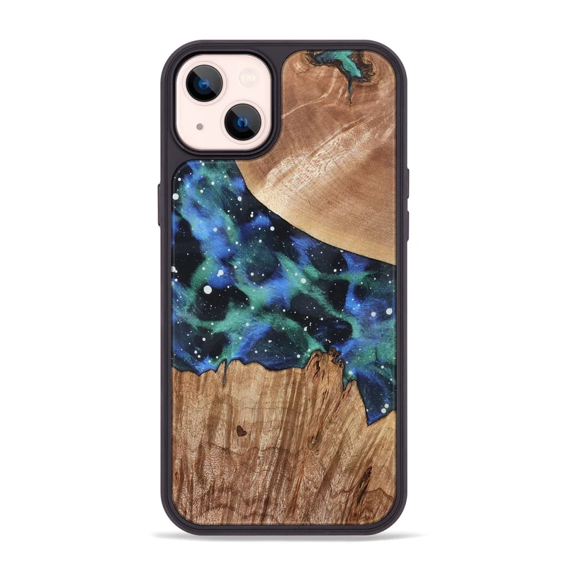 iPhone 14 Plus Wood Phone Case - Kelsea (Cosmos, 829878)