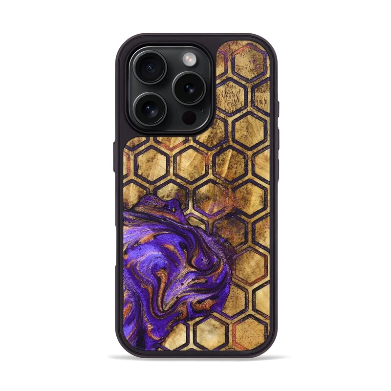 iPhone 16 Pro Wood Phone Case - Arlet (Pattern, 829960)