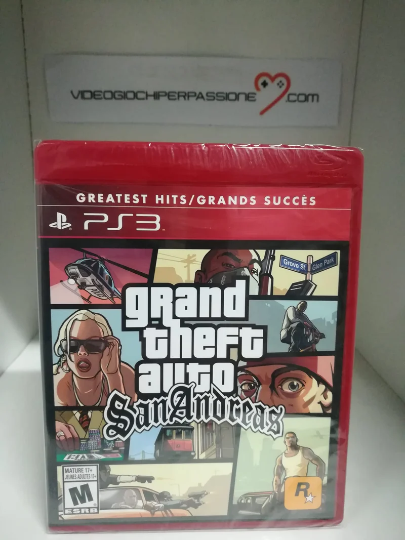 GTA SAN ANDREAS PS3 (versione americana)(sottotitoli in italiano)