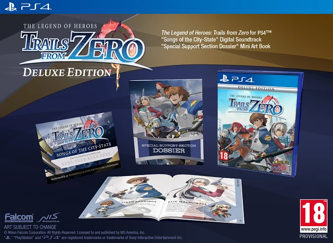 The Legend of Heroes: Trails from Zero Deluxe Edition Playstation 4 Edizione Europea