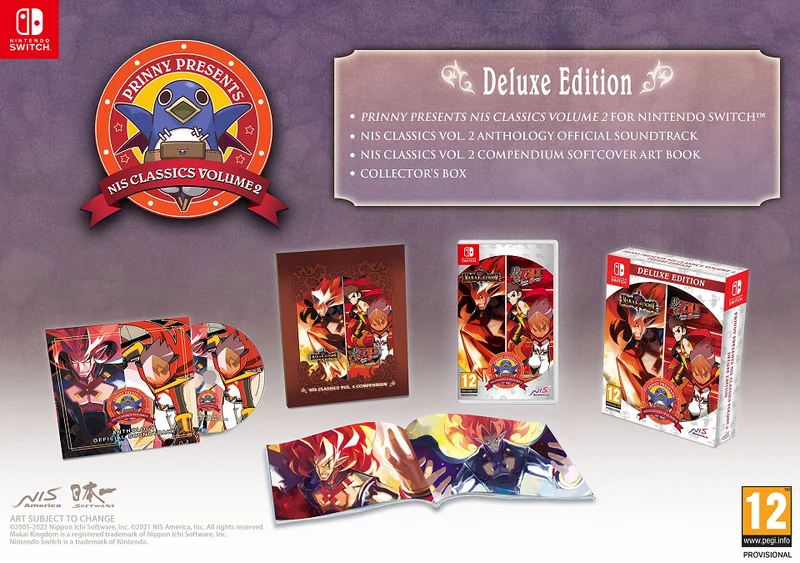 Prinny Presents NIS Classics Volume 2 Deluxe Edition Nintendo Switch Edizione Europea