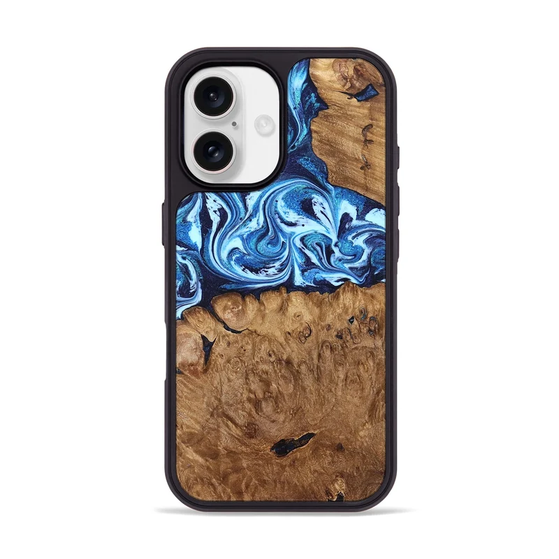 iPhone 17 Wood Phone Case - Manila (Blue, 829952)
