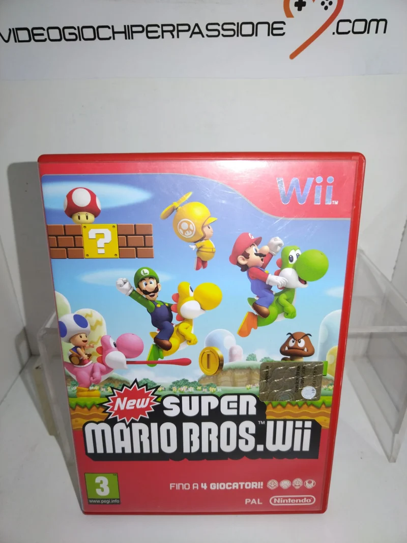 NEW SUPER MARIO BROS WII NINTENDO WII (usato)(versione italiana)