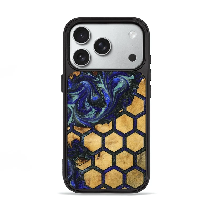 iPhone 18 Pro Wood Phone Case - Alonza (Pattern, 829966)