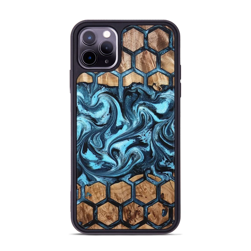 iPhone 11 Pro Max Wood Phone Case - Iola (Pattern, 829961)