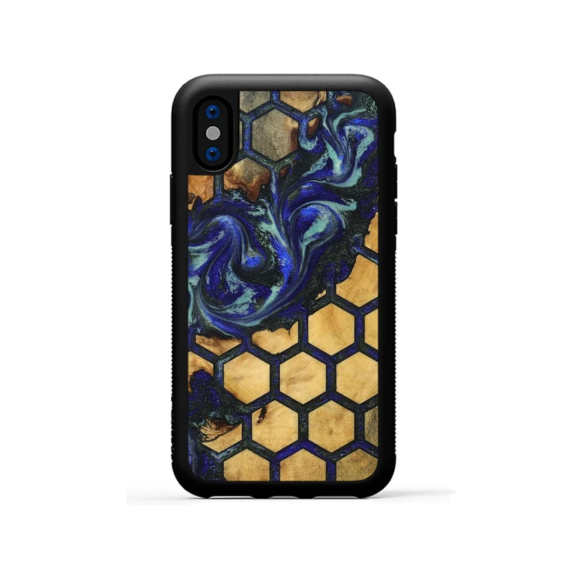 iPhone Xs Wood Phone Case - Alonza (Pattern, 829966)