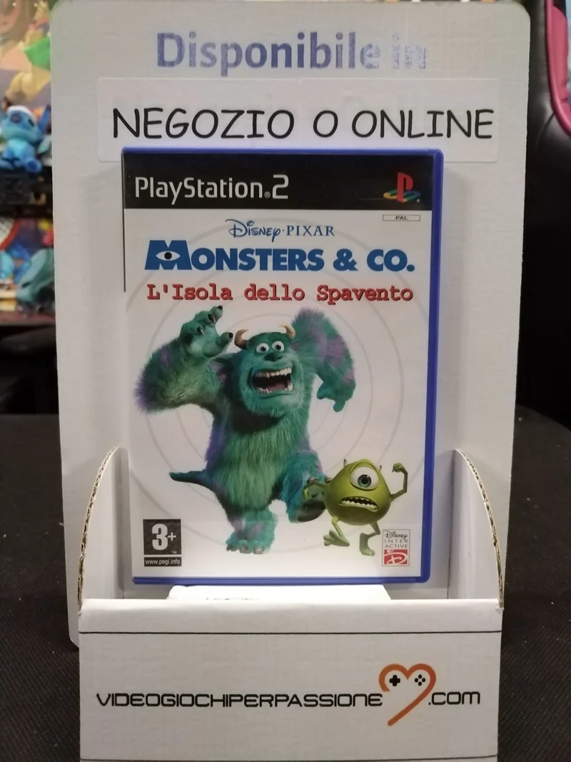 DISNEY PIXAR MONSTERS E CO. L'ISOLA DELLA SPAVENTO PS2 (usato)(versione ita.)