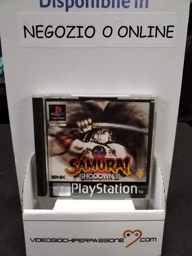 SAMURAI SHODOWN 3 PS1 (usato garantito)(manca manuale)