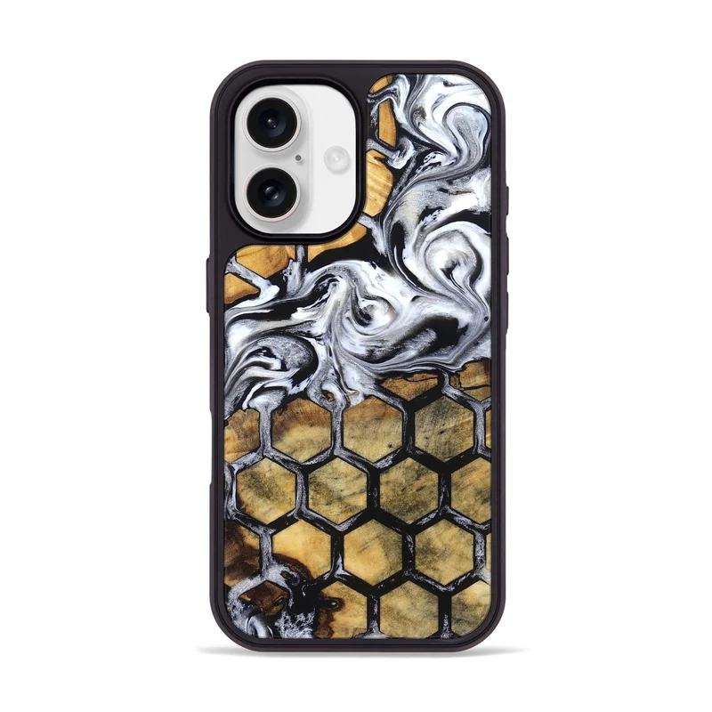 iPhone 17 Wood Phone Case - Olive (Pattern, 829965)