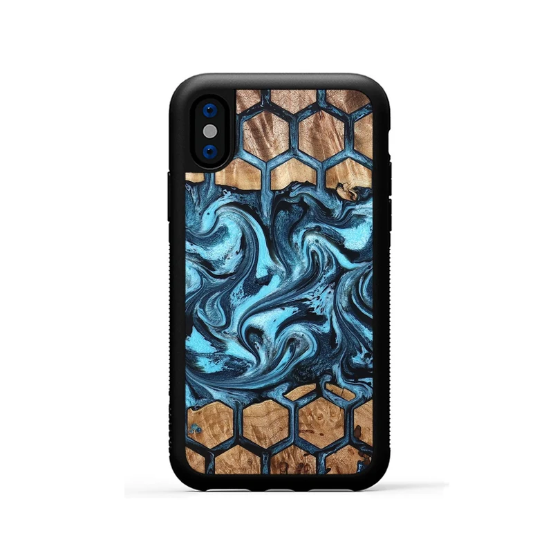 iPhone Xs Wood Phone Case - Iola (Pattern, 829961)