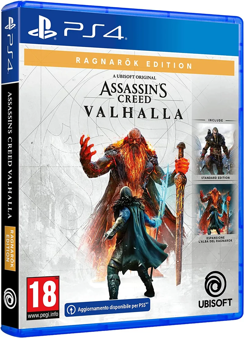 Assassin's Creed VALHALLA Ragnarok Edition PS4 (versione italiana)