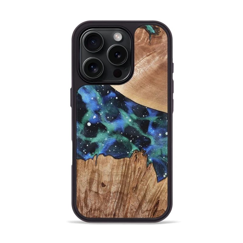 iPhone 16 Pro Wood Phone Case - Kelsea (Cosmos, 829878)