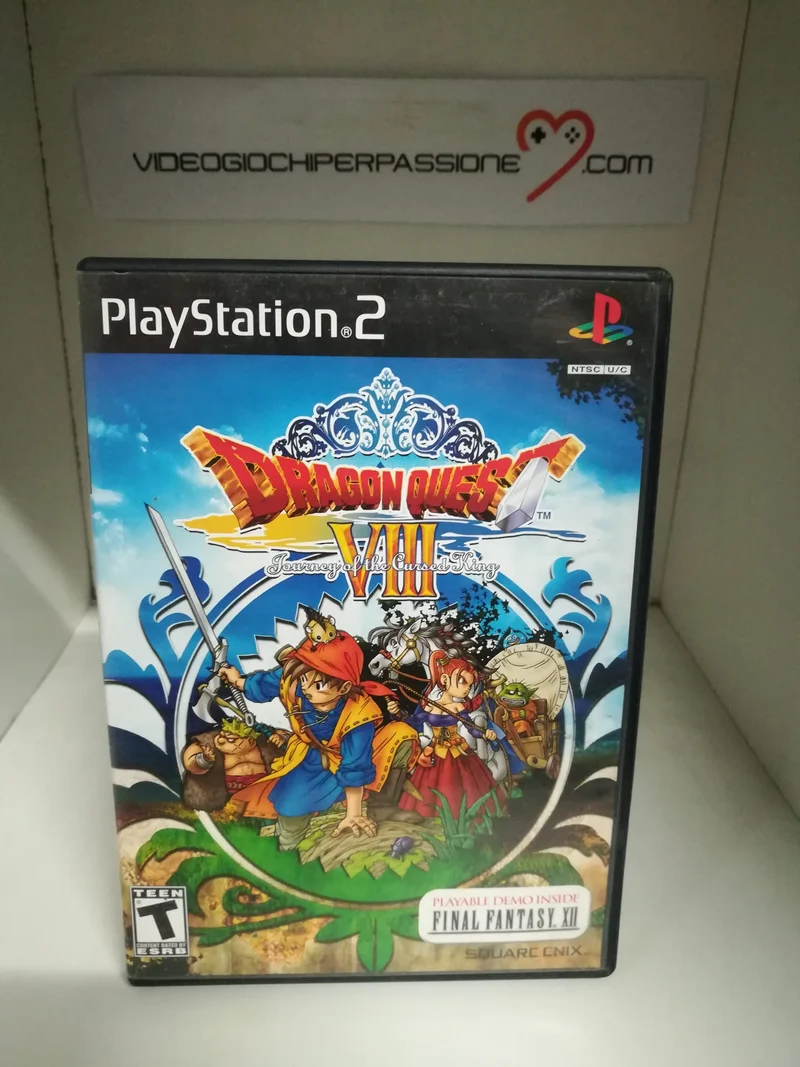 DRAGON QUEST VIII 8 JOURNEY OF THE CURSED KING PS2 (usato)(versione americana)