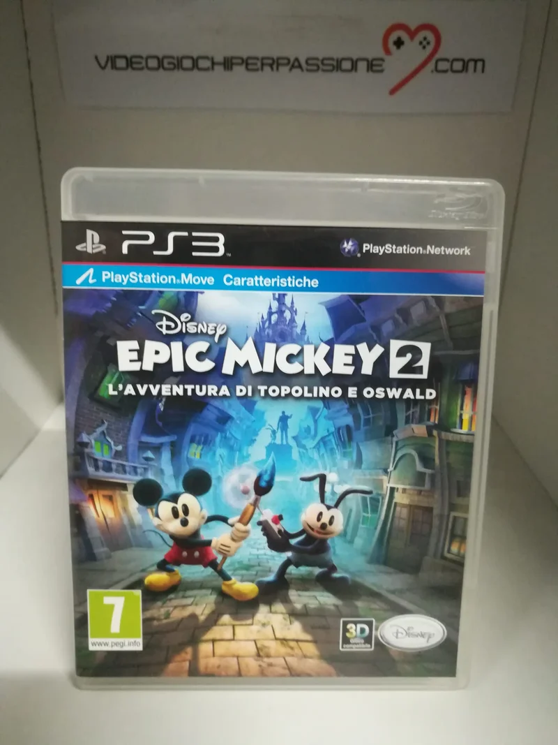 DISNEY EPIC MICKEY 2 L'AVVENTURA DI TOPOLINO E OSWALD PS3 (usato garantito)