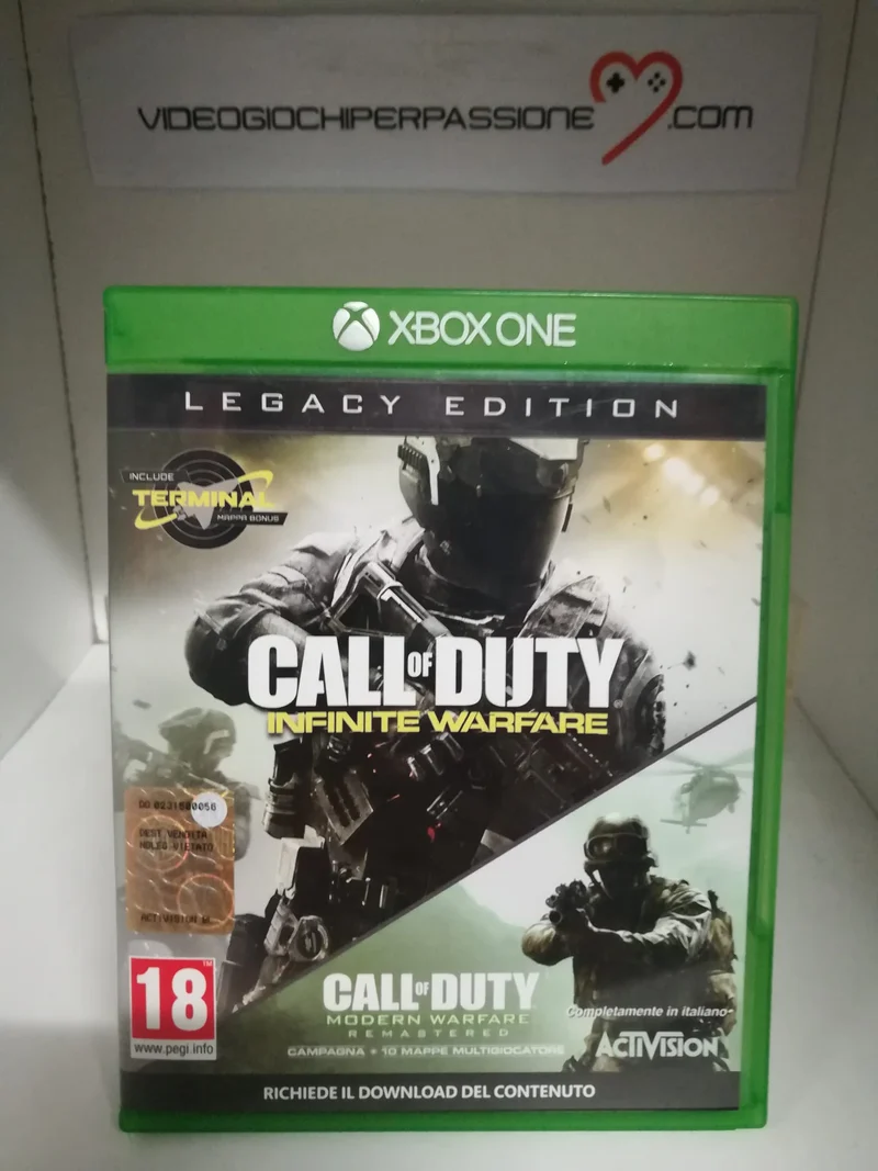 CALL OF DUTY INFINITE WARFARE legacy edition XBOX ONE (usato)(versione italiana)