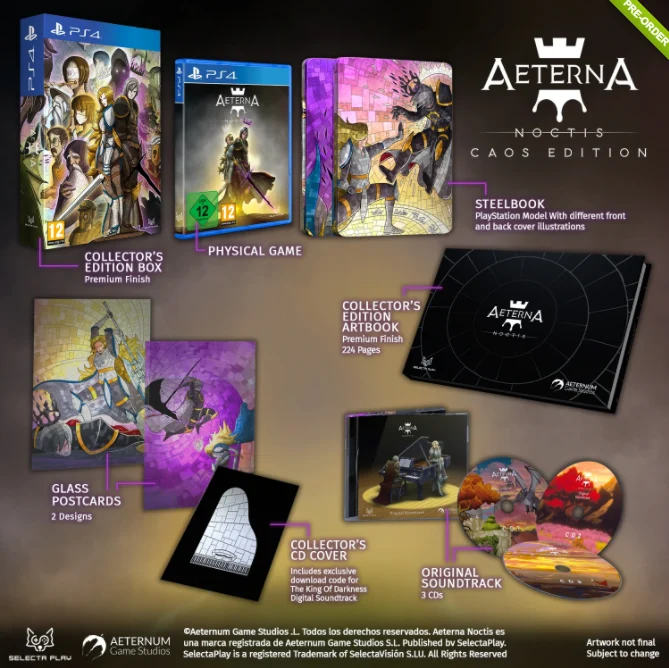 Aeterna Noctis Caos Edition Playstation 4 Edizione Europea