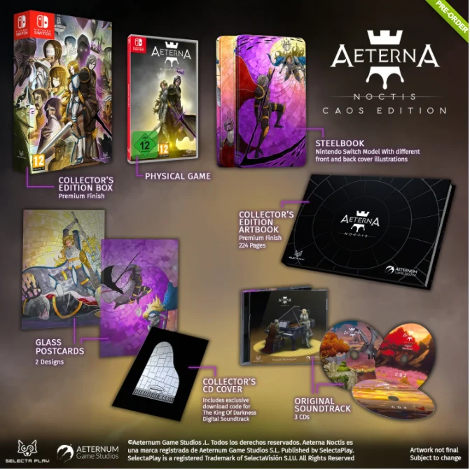 Aeterna Noctis Caos Edition Nintendo Switch Edizione Europea