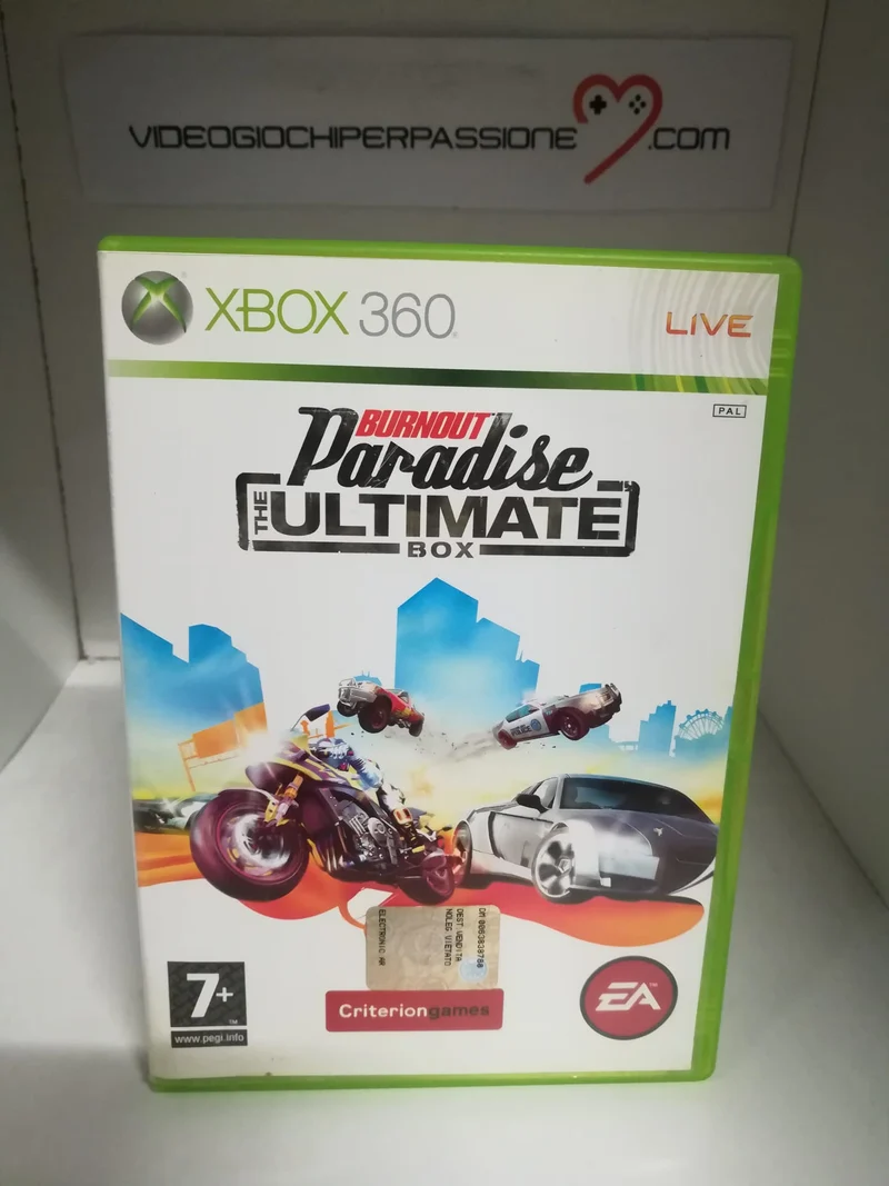 BURNOUT PARADISE THE ULTIMATE BOX XBOX 360 (usato garantito)