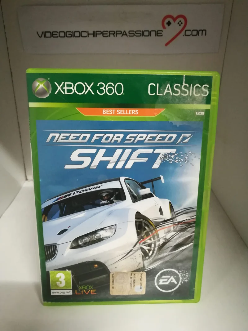 NEED FOR SPEED SHIFT XBOX 360 (usato garantito)(completamente in italiano)