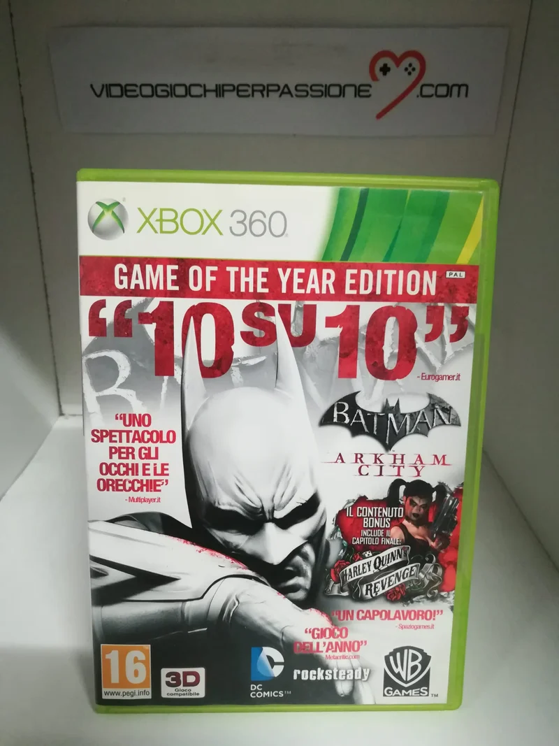 BATMAN ARKAM CITY XBOX 360 (usato garantito)(versione italiano)