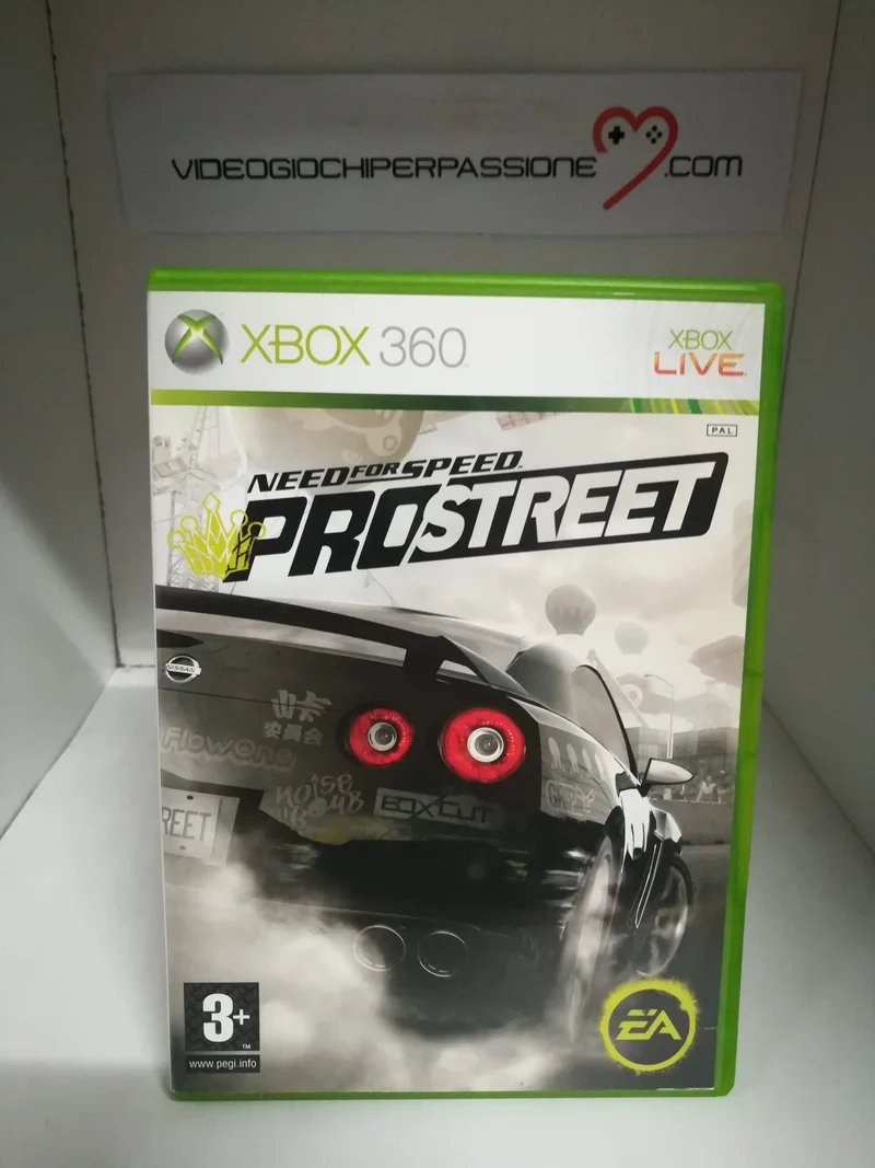 NEED FOR SPEED PRO STREET XBOX 360 (usato garantito)(versione italiana)