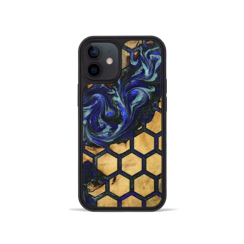 iPhone 12 mini Wood Phone Case - Alonza (Pattern, 829966)