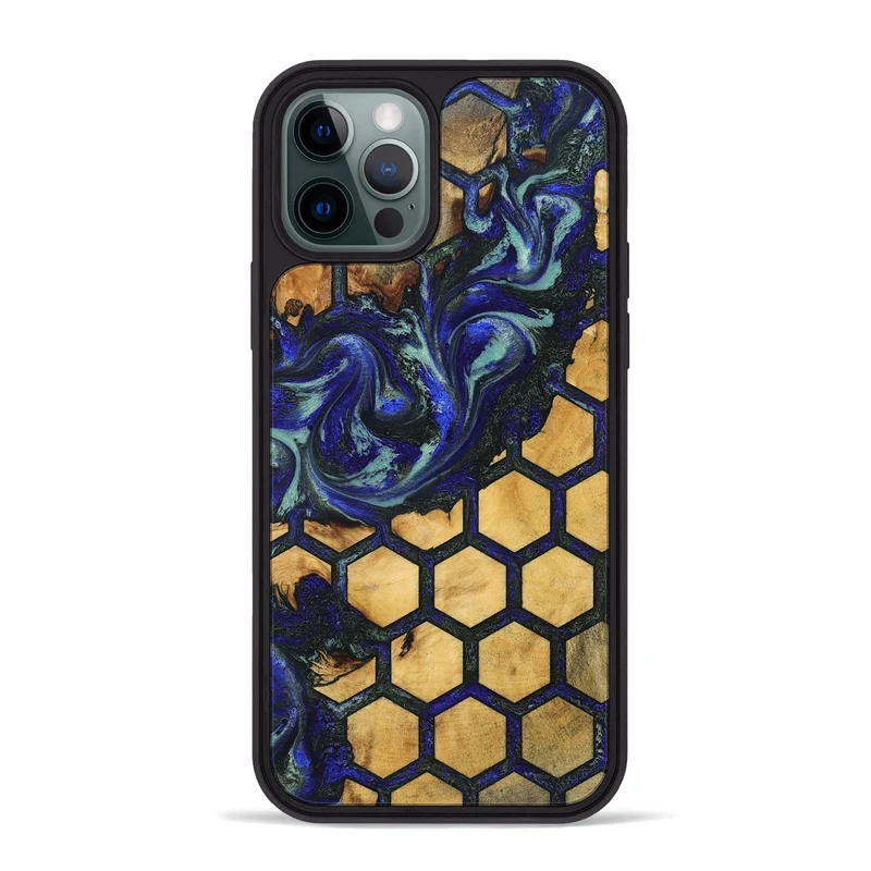 iPhone 12 Pro Max Wood Phone Case - Alonza (Pattern, 829966)