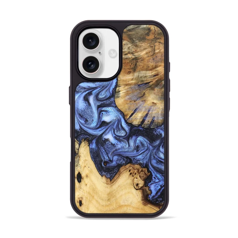 iPhone 17 Wood Phone Case - Nala (Blue, 829953)