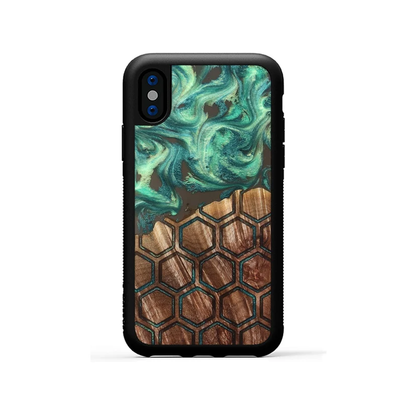 iPhone Xs Wood Phone Case - Duncan (Pattern, 829967)