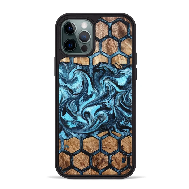 iPhone 12 Pro Max Wood Phone Case - Iola (Pattern, 829961)