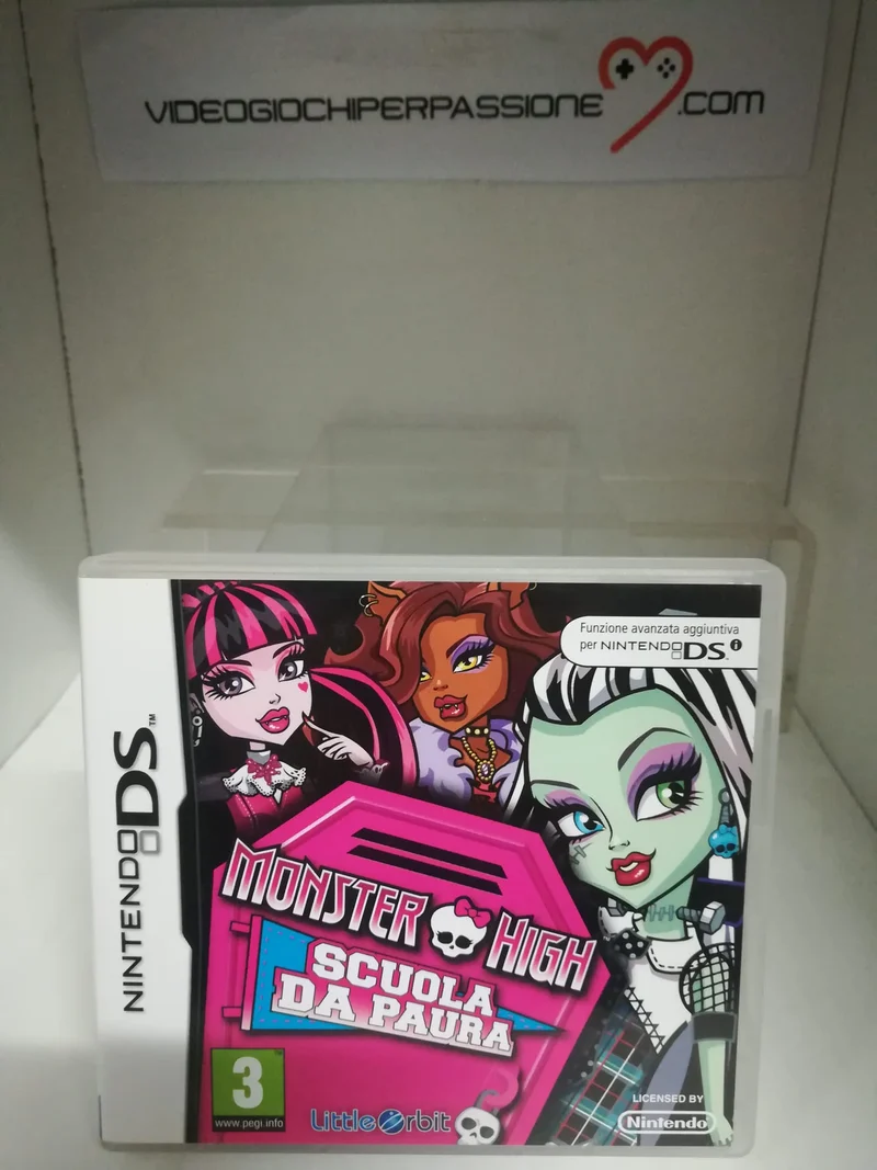 MONSTER HIGH SCUOLA DA PAURA NINTENDO DS (usato garantito)(versione italiana)