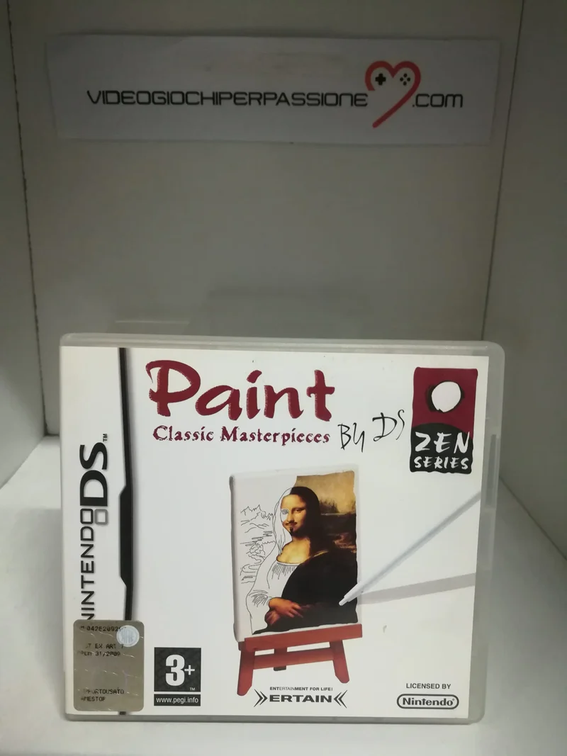 PAINT BY DS CLASSIC MASTERPIECES NINTENDO DS (usato gatantito)