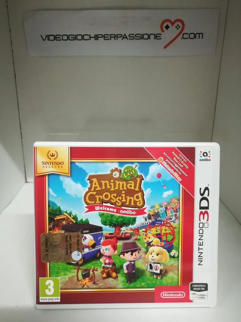 ANIMAL CROSSING NEW LEAF-WELCOME AMIIBO NINTENDO 3DS (usato versione ita.)