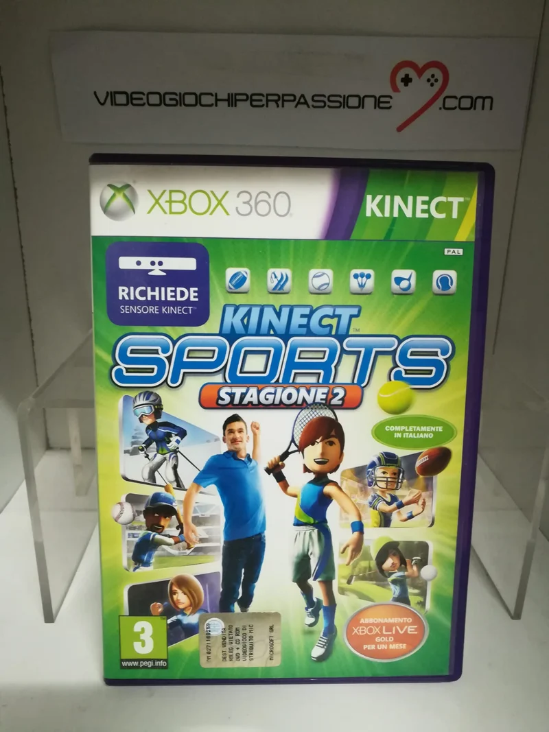 KINECT SPORTS STAGIONE 2 XBOX 360 (usato)(completamente in italiano)
