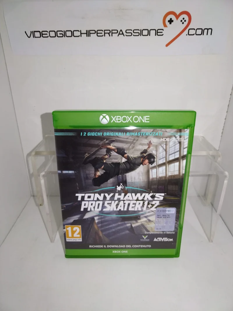 TONY HAWK'S PRO SKATER 1+2 XBOX ONE (usato garantito)(versione italiana)