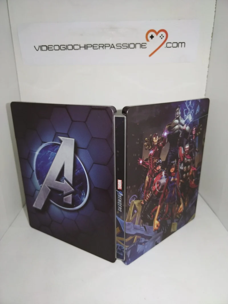 Steelbook MARVEL AVENGERS (NO GIOCO)- ps4- ps5- Xbox