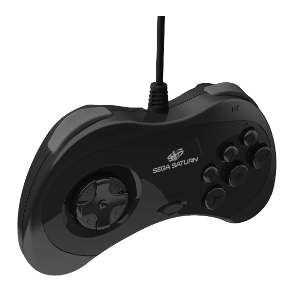 Retro-Bit SEGA Saturn USB Black [PREORDINE]