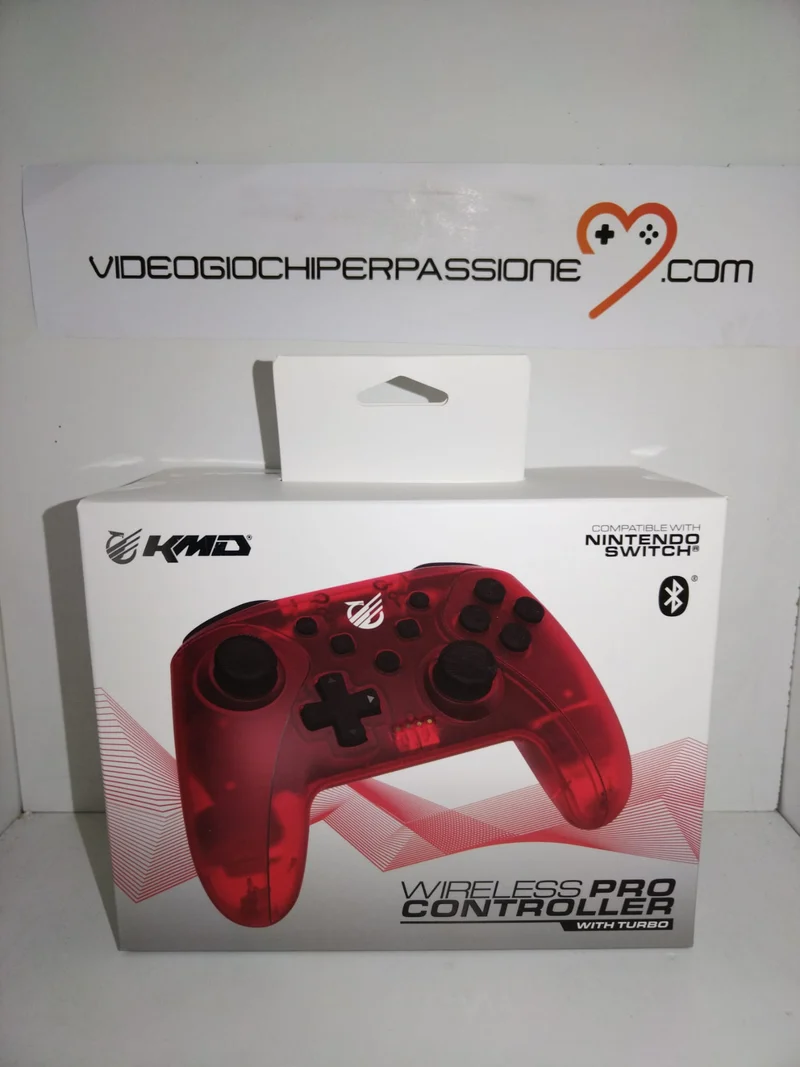 KMD Switch Pro WL Controller Red