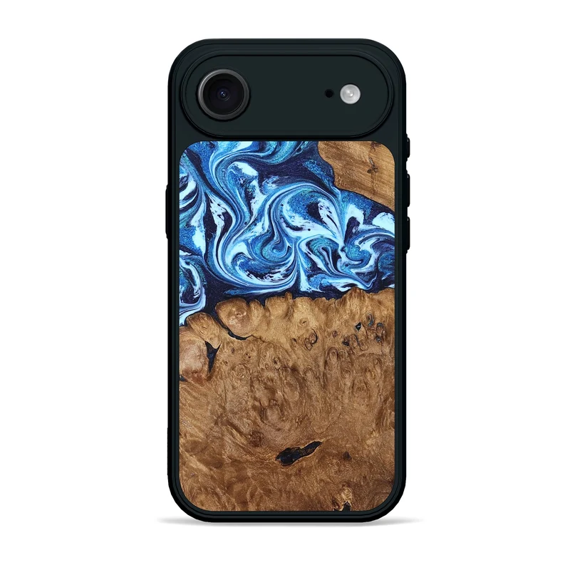 iPhone 17 Air Wood Phone Case - Manila (Blue, 829952)
