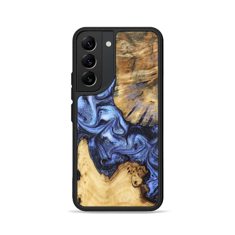 Galaxy S22 Wood Phone Case - Nala (Blue, 829953)