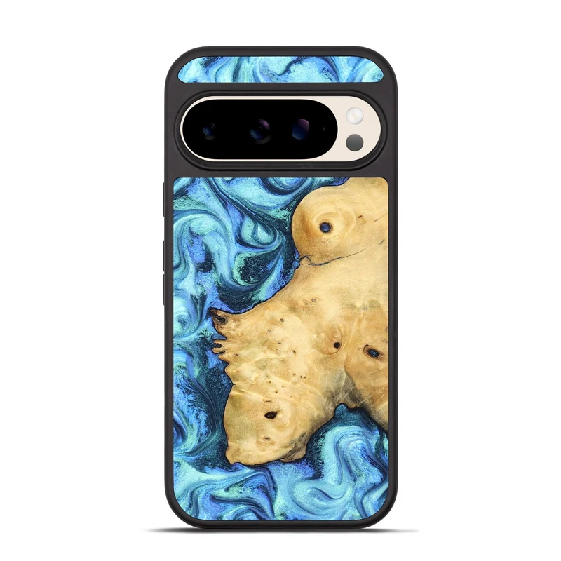Pixel 10 Pro Wood Phone Case - Stacey (Blue, 829950)