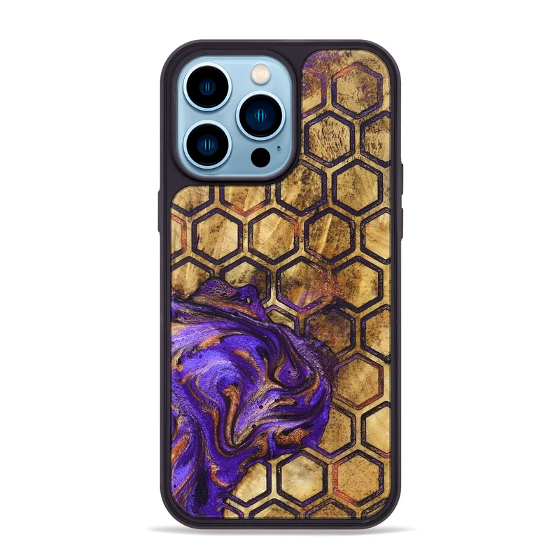 iPhone 14 Pro Max Wood Phone Case - Arlet (Pattern, 829960)