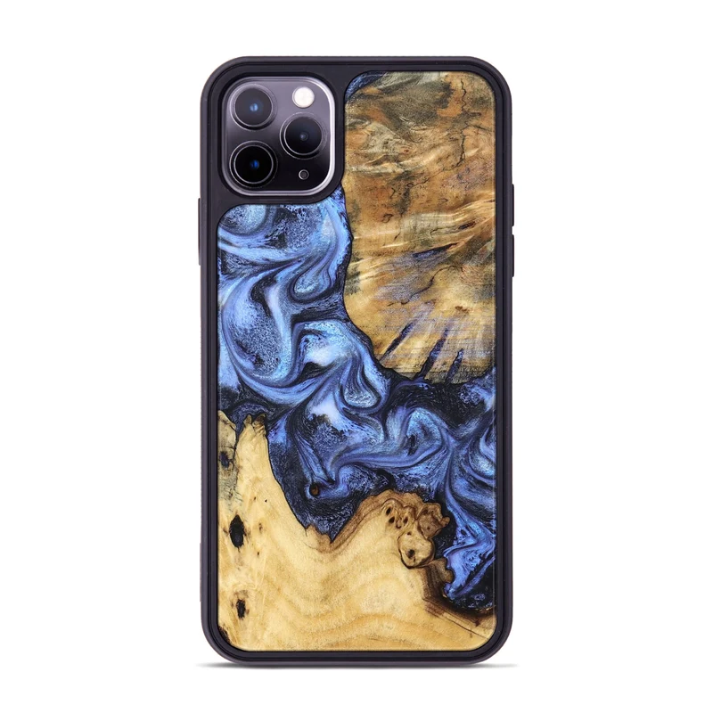 iPhone 11 Pro Max Wood Phone Case - Nala (Blue, 829953)