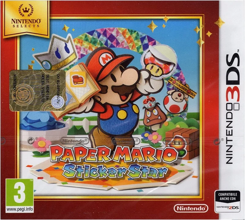 PAPER MARIO STICKER STAR NINTENDO 3DS (versione italiana)