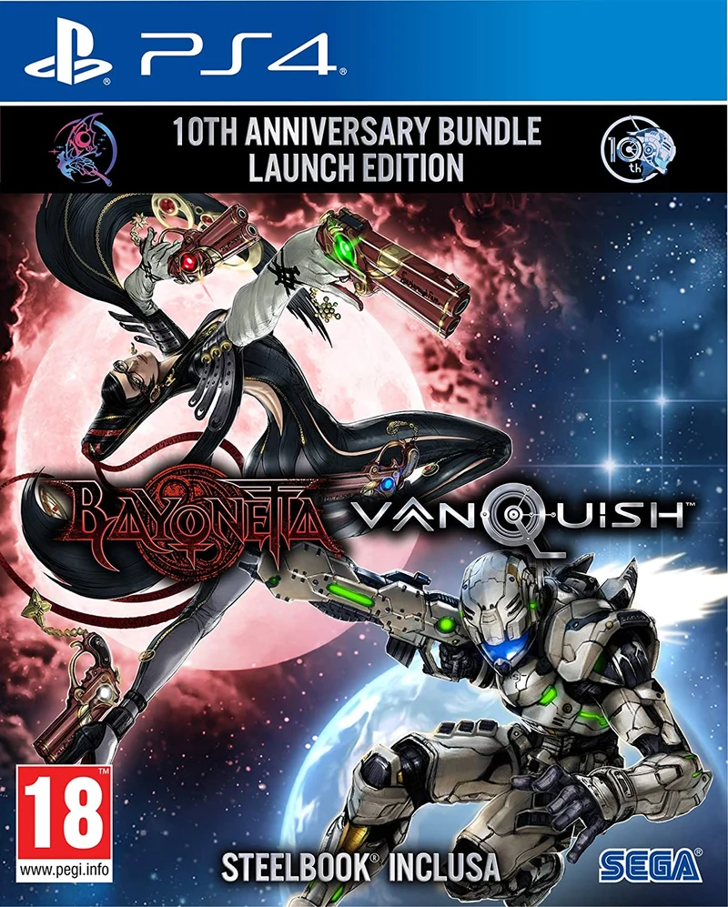 Bayonetta & Vanquish 10th Anniversary Bundle Playstation 4 - STEELBOOK INCLUSA (versione italiana)