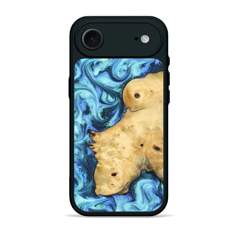 iPhone 17 Air Wood Phone Case - Stacey (Blue, 829950)