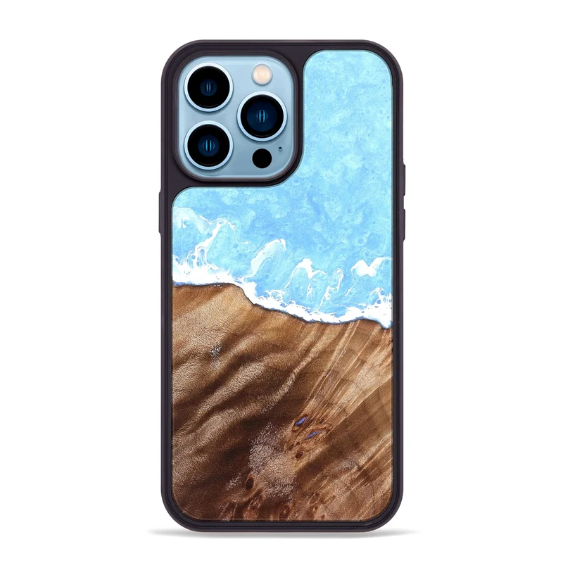 iPhone 14 Pro Max Wood Phone Case - Jericho (Coastal, 829928)